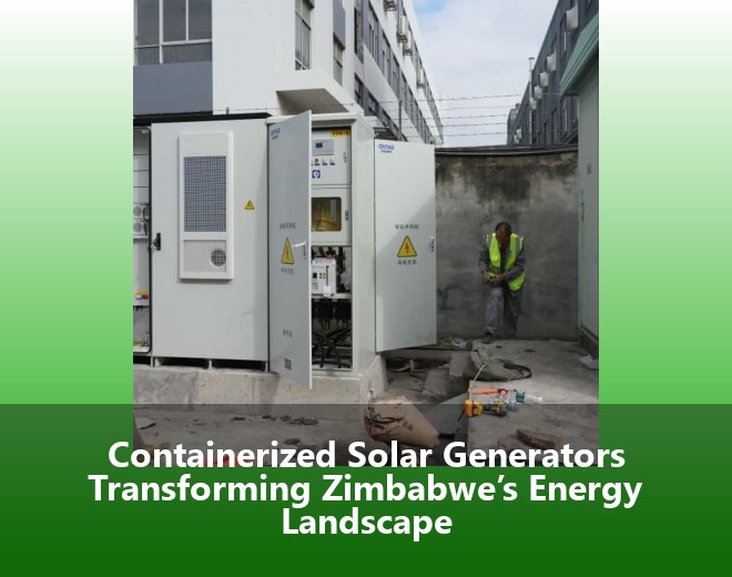 Containerized Solar Generators Transforming Zimbabwe’s Energy Landscape